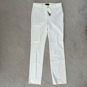 NWT J.Crew Women’s Campbell Trouser in Bi-Stretch Cotton Size: 0